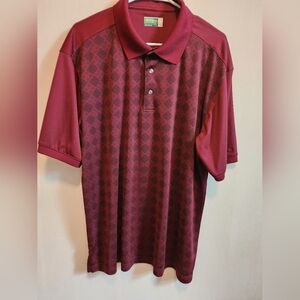 Preowned Ben Hogan Performance Maroon XL Polo‎